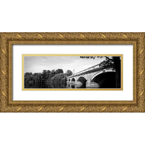 Hyde Park Gold Ornate Wood Framed Art Print with Double Matting by Navas, Emily