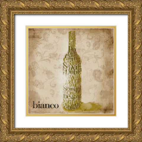 Type of Wine II Gold Ornate Wood Framed Art Print with Double Matting by SD Graphics Studio