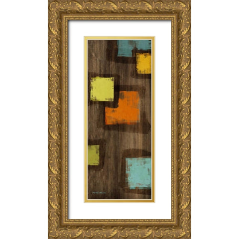 Juna I Gold Ornate Wood Framed Art Print with Double Matting by Marcon, Michael