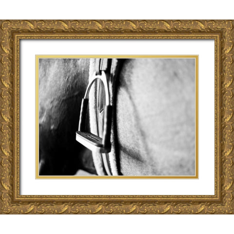 Horseback Riding II Gold Ornate Wood Framed Art Print with Double Matting by Bryant, Susan
