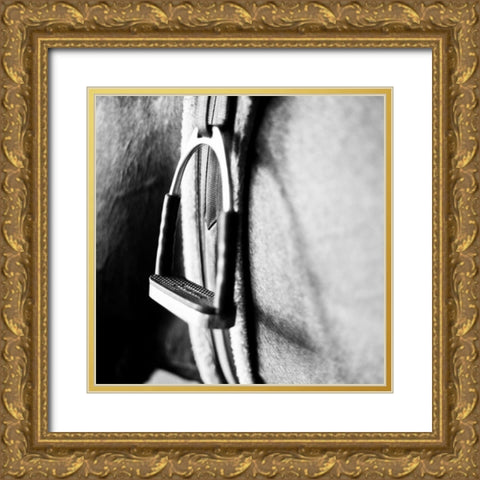 In the Stable II Gold Ornate Wood Framed Art Print with Double Matting by Bryant, Susan