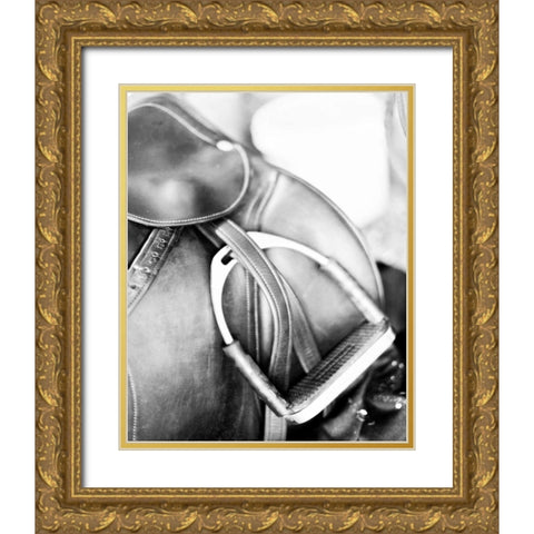 Derby II Gold Ornate Wood Framed Art Print with Double Matting by Bryant, Susan