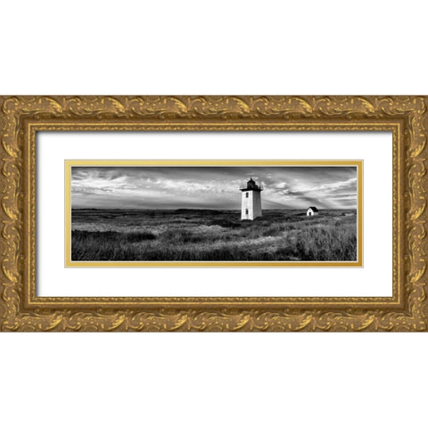Long Point Gold Ornate Wood Framed Art Print with Double Matting by Lake, Shelley
