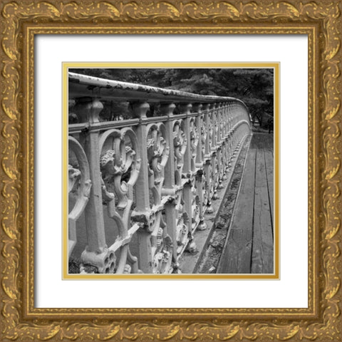Walk Across I Gold Ornate Wood Framed Art Print with Double Matting by Rodriguez, Jairo