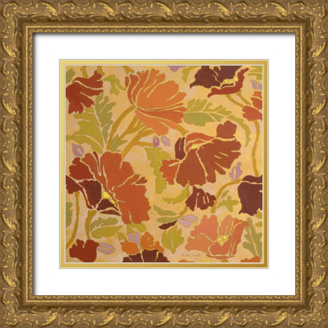 Spring Showers Bring Flowers II Gold Ornate Wood Framed Art Print with Double Matting by Loreth, Lanie