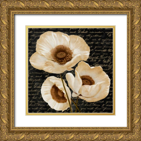 Evening Bloom II Gold Ornate Wood Framed Art Print with Double Matting by Rhyan, Vivien