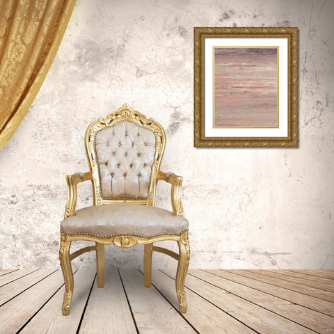 Blush Sunset Gold Ornate Wood Framed Art Print with Double Matting by Gonzalez, Roberto