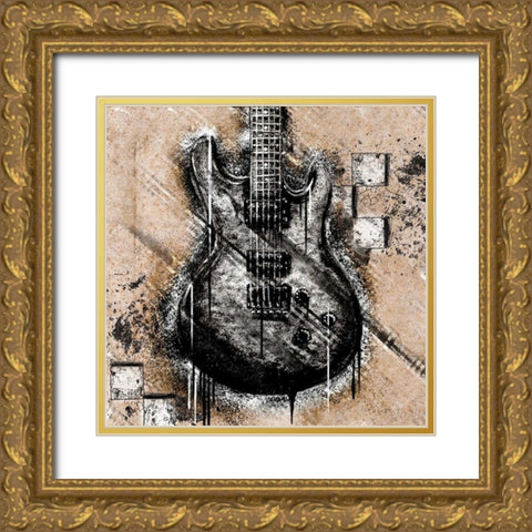 Garage Rock II Gold Ornate Wood Framed Art Print with Double Matting by Hakimipour, Tiffany