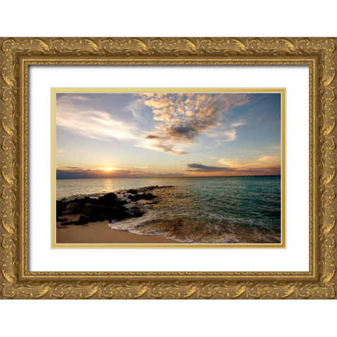 Bimini Afternoon Gold Ornate Wood Framed Art Print with Double Matting by Bryant, Susan