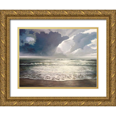 A New Beginning Gold Ornate Wood Framed Art Print with Double Matting by Nawrocke, Bruce