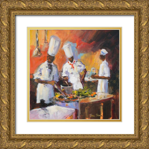 A Touch of Spice II Gold Ornate Wood Framed Art Print with Double Matting by Slivka, Jane