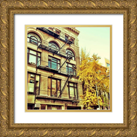 Chelsea Afternoon I Gold Ornate Wood Framed Art Print with Double Matting by Acosta, Juliana