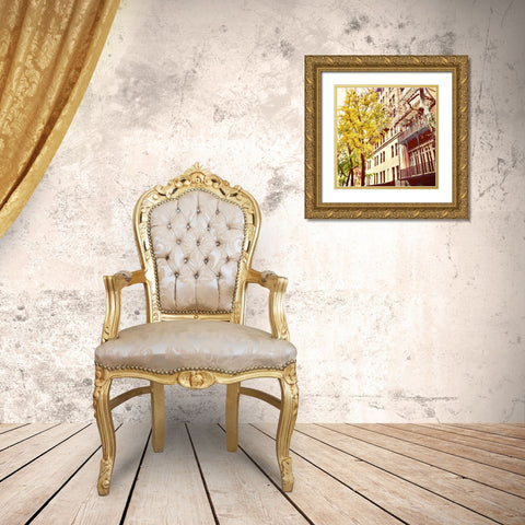 Chelsea Afternoon II Gold Ornate Wood Framed Art Print with Double Matting by Acosta, Juliana