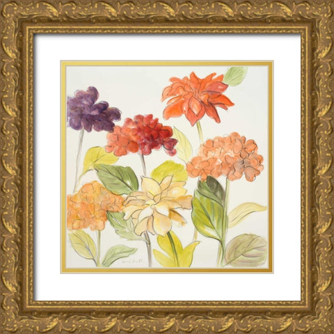 Fragrant Garden II Gold Ornate Wood Framed Art Print with Double Matting by Loreth, Lanie