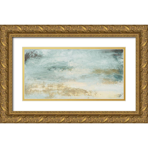 Open Glow Horizon II Gold Ornate Wood Framed Art Print with Double Matting by Marcon, Michael