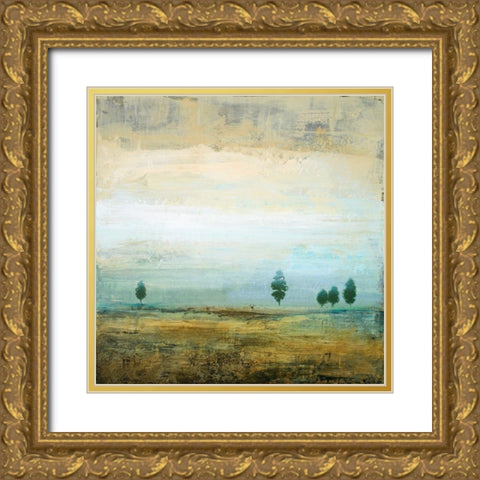 Open Atmosphere II Gold Ornate Wood Framed Art Print with Double Matting by Marcon, Michael
