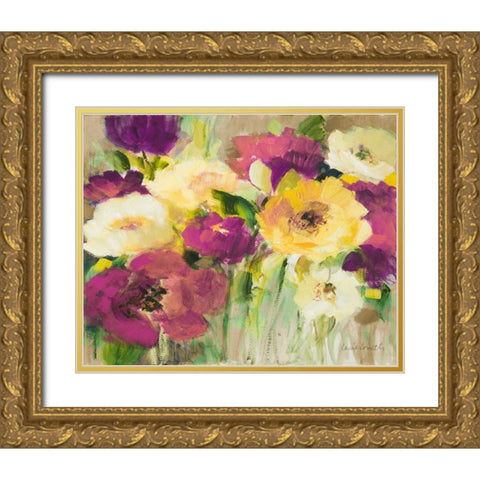 Deep in Purple II Gold Ornate Wood Framed Art Print with Double Matting by Loreth, Lanie