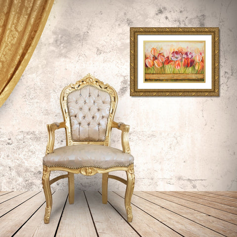Spring Beauty Gold Ornate Wood Framed Art Print with Double Matting by Pinto, Patricia
