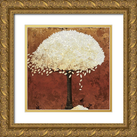 Narnia Gold Ornate Wood Framed Art Print with Double Matting by Josefina