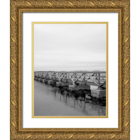 Looking Out II Gold Ornate Wood Framed Art Print with Double Matting by Rodriguez, Jairo