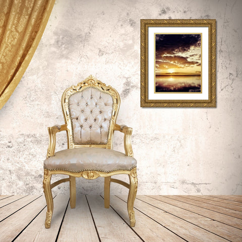 Faith Gold Ornate Wood Framed Art Print with Double Matting by Nawrocke, Bruce