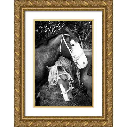 Before the Ride II Gold Ornate Wood Framed Art Print with Double Matting by Coppel, Anna