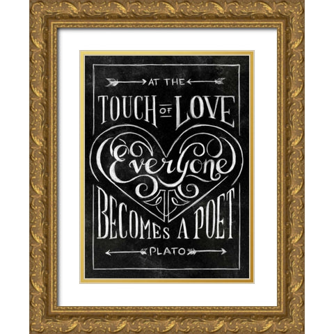 Everyone Becomes with Border Gold Ornate Wood Framed Art Print with Double Matting by Sundance Studio