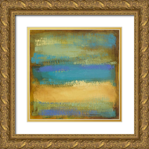 Spring Landscape II Gold Ornate Wood Framed Art Print with Double Matting by Loreth, Lanie