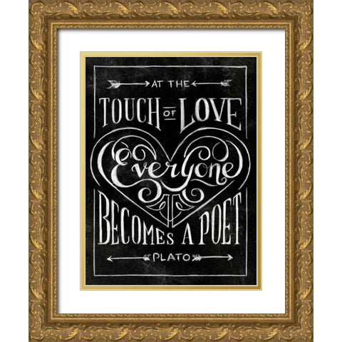 Everyone Becomes Gold Ornate Wood Framed Art Print with Double Matting by SD Graphics Studio