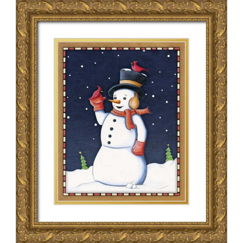 In the Spirit I Gold Ornate Wood Framed Art Print with Double Matting by Josefina