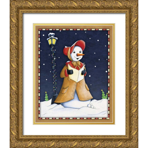 In the Spirit II Gold Ornate Wood Framed Art Print with Double Matting by Josefina