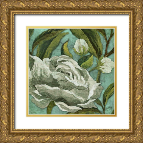 Late Bloomers II Gold Ornate Wood Framed Art Print with Double Matting by Medley, Elizabeth