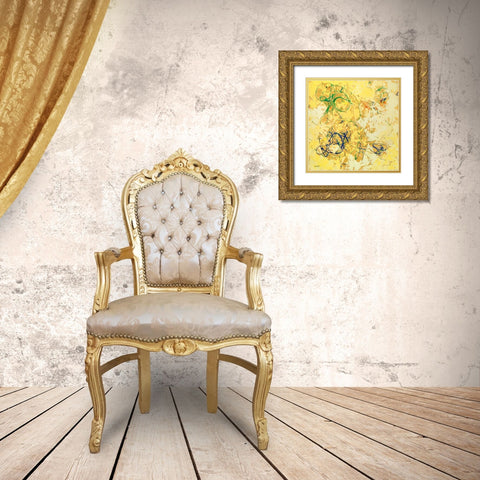 Space in Motion II Gold Ornate Wood Framed Art Print with Double Matting by Loreth, Lanie