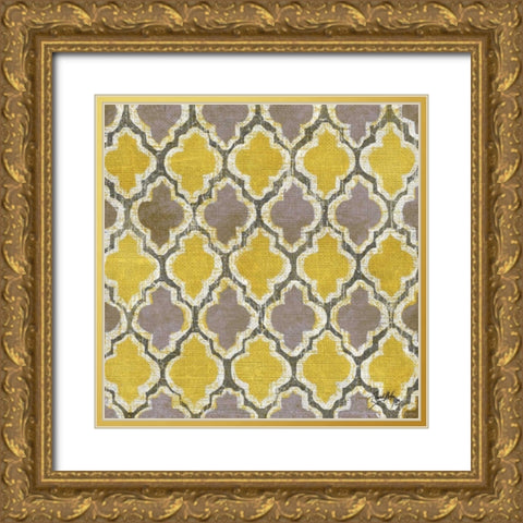 Gold Modele II Gold Ornate Wood Framed Art Print with Double Matting by Medley, Elizabeth