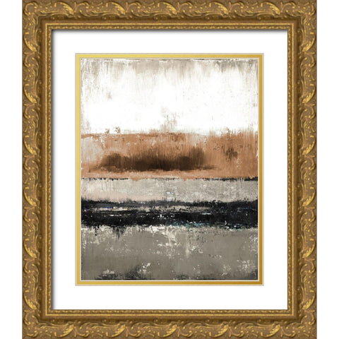 Autumn Rain Gold Ornate Wood Framed Art Print with Double Matting by Pinto, Patricia