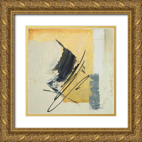 The Sign of Gold II Gold Ornate Wood Framed Art Print with Double Matting by Pinto, Patricia