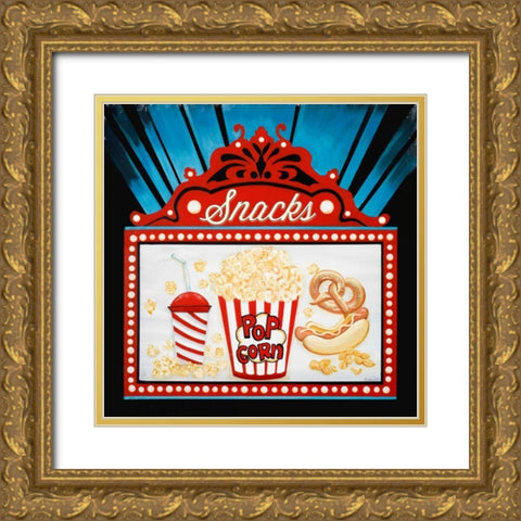 Fresh Pop Gold Ornate Wood Framed Art Print with Double Matting by Ritter, Gina