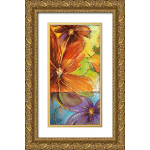 Modernismo II Gold Ornate Wood Framed Art Print with Double Matting by Pinto, Patricia