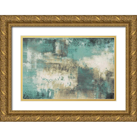 Autumn Potential II Gold Ornate Wood Framed Art Print with Double Matting by Marcon, Michael
