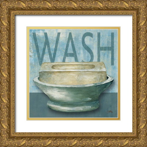 Wash Gold Ornate Wood Framed Art Print with Double Matting by Medley, Elizabeth