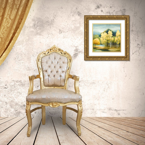 Birchwood Gold Ornate Wood Framed Art Print with Double Matting by Marcon, Michael