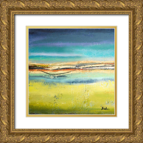 Twilight I Gold Ornate Wood Framed Art Print with Double Matting by Pinto, Patricia