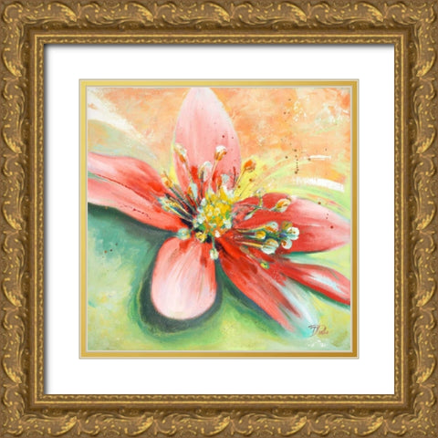 Tropical Splendor I Gold Ornate Wood Framed Art Print with Double Matting by Pinto, Patricia