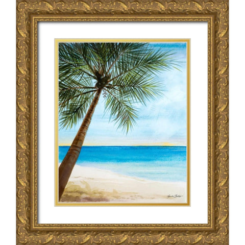 Way Out I Gold Ornate Wood Framed Art Print with Double Matting by Baliko, Linda