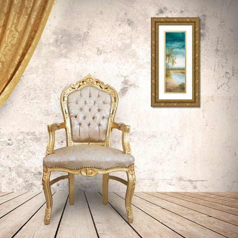 Return to the Sea Gold Ornate Wood Framed Art Print with Double Matting by Marcon, Michael