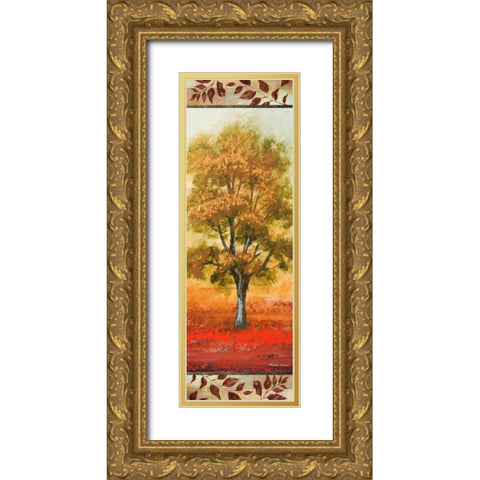 The Way of Nature I Gold Ornate Wood Framed Art Print with Double Matting by Marcon, Michael