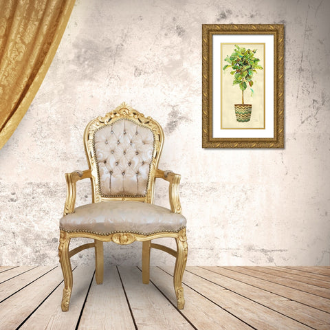 Essential Compliment on Cream III Gold Ornate Wood Framed Art Print with Double Matting by Pinto, Patricia