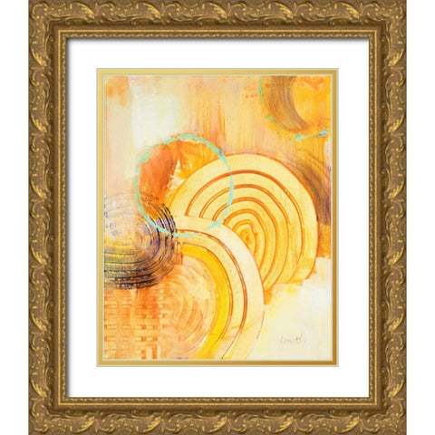 Above and Beyond I Gold Ornate Wood Framed Art Print with Double Matting by Loreth, Lanie