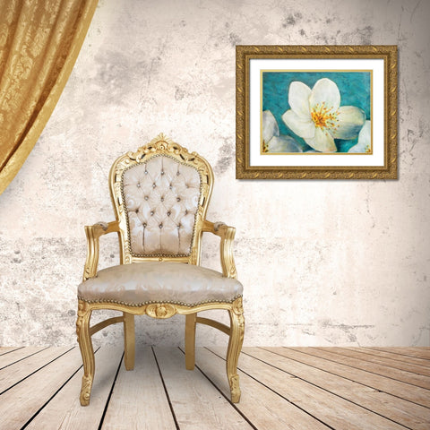 Purely Elegant I Gold Ornate Wood Framed Art Print with Double Matting by Johnson, Walt