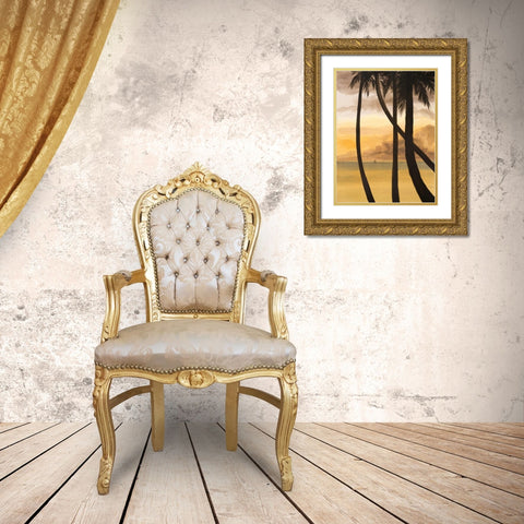 Approaching Horizon I Gold Ornate Wood Framed Art Print with Double Matting by Baliko, Linda